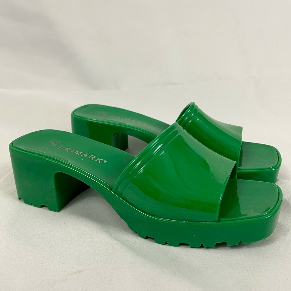 Green Mule Heels